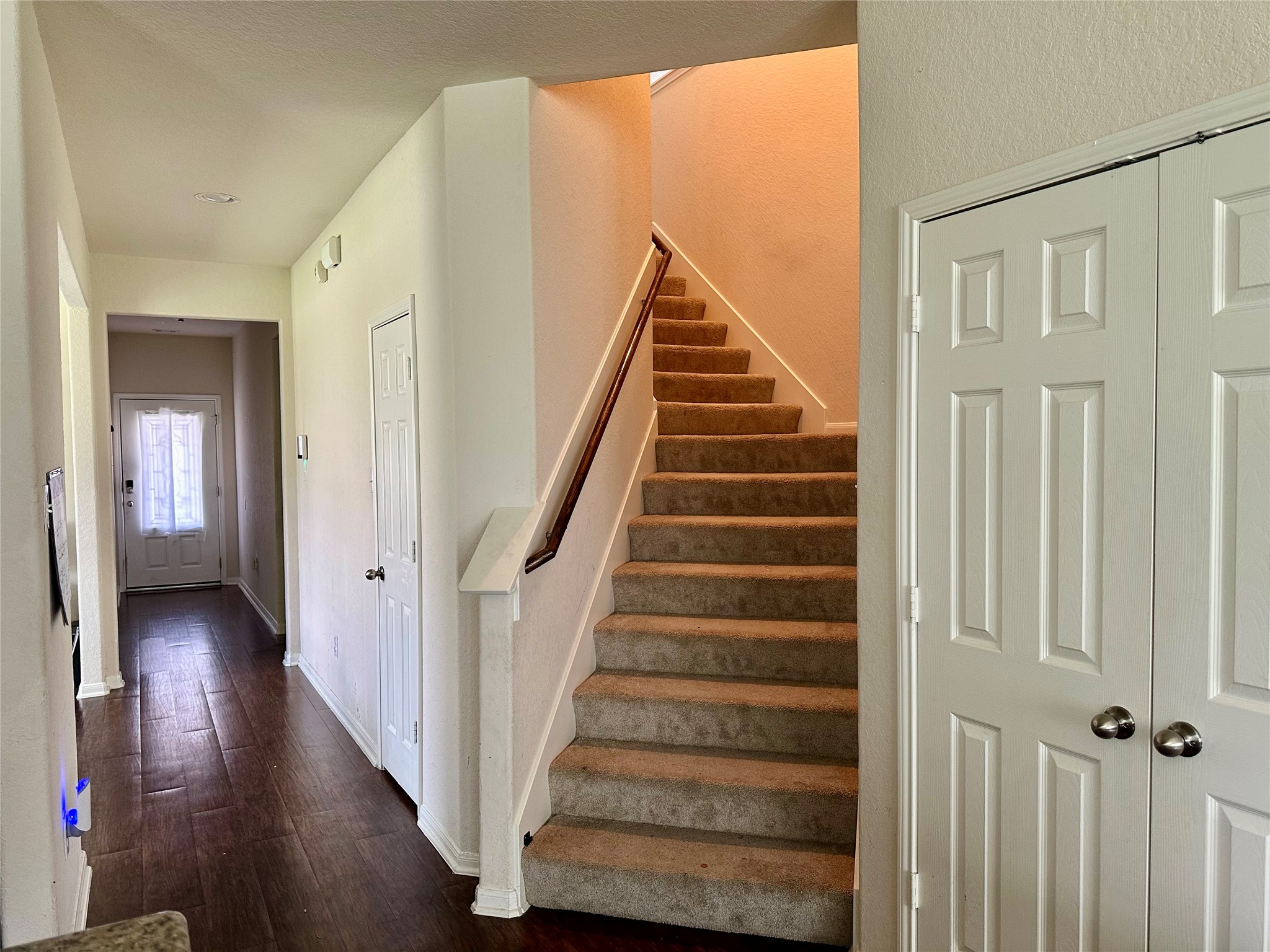 18622 Each Elm Way Houston, TX 77084 - Photo 22 of 35 a view of a hallway with wooden floor and entryway