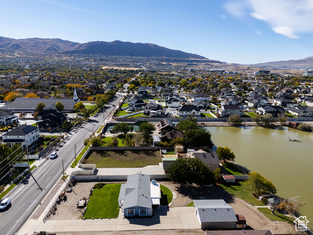 12958 South 300 East Draper, UT 84020 - Photo 31 of 38 Aerial view of residential area featuring a water and mountain view