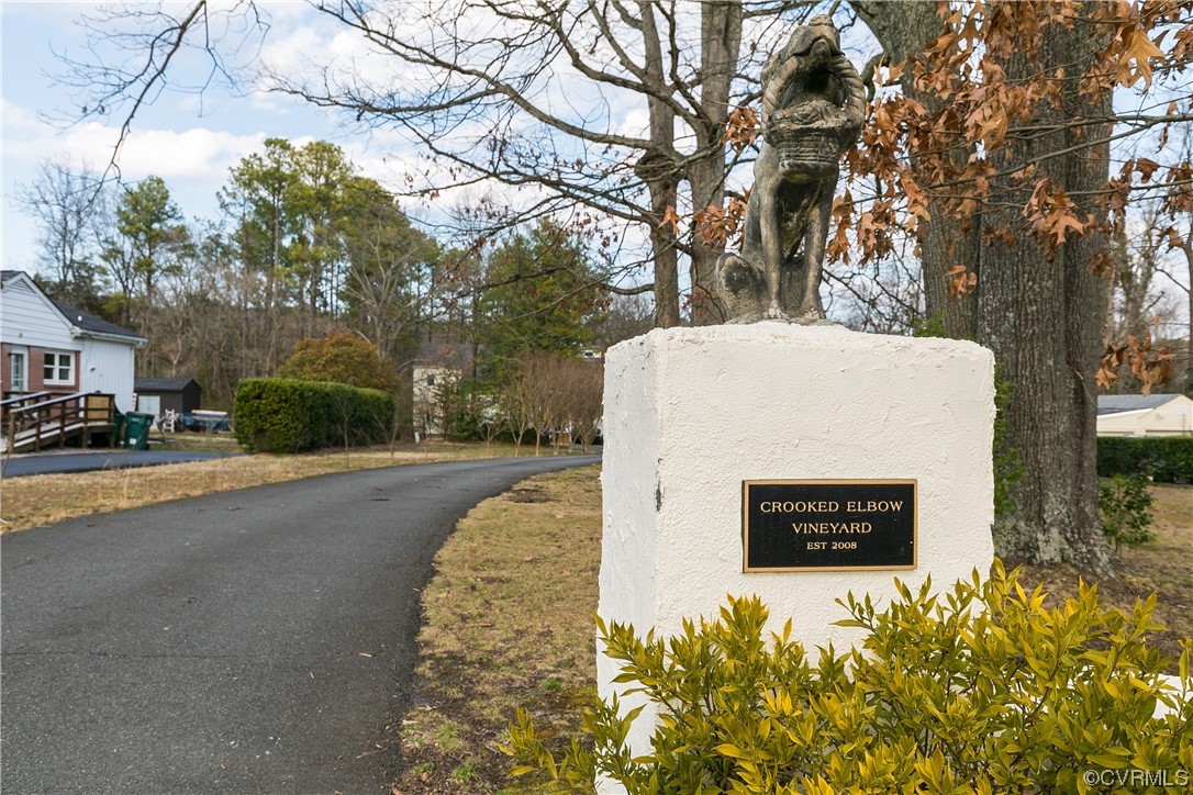8312 Gwinnett Road Henrico, VA 23229 - Photo 48 of 50 a sign board with a yard and car parked