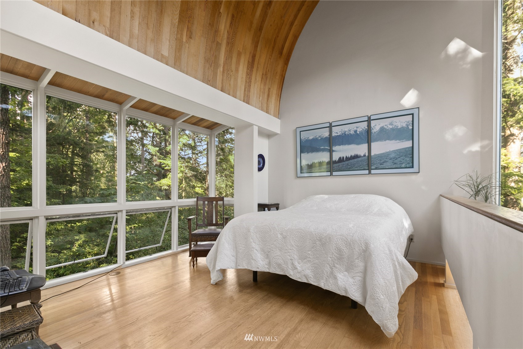 621 Willow Road Bellingham, WA 98225 - Photo 12 of 33 a bedroom with a bed and a large window
