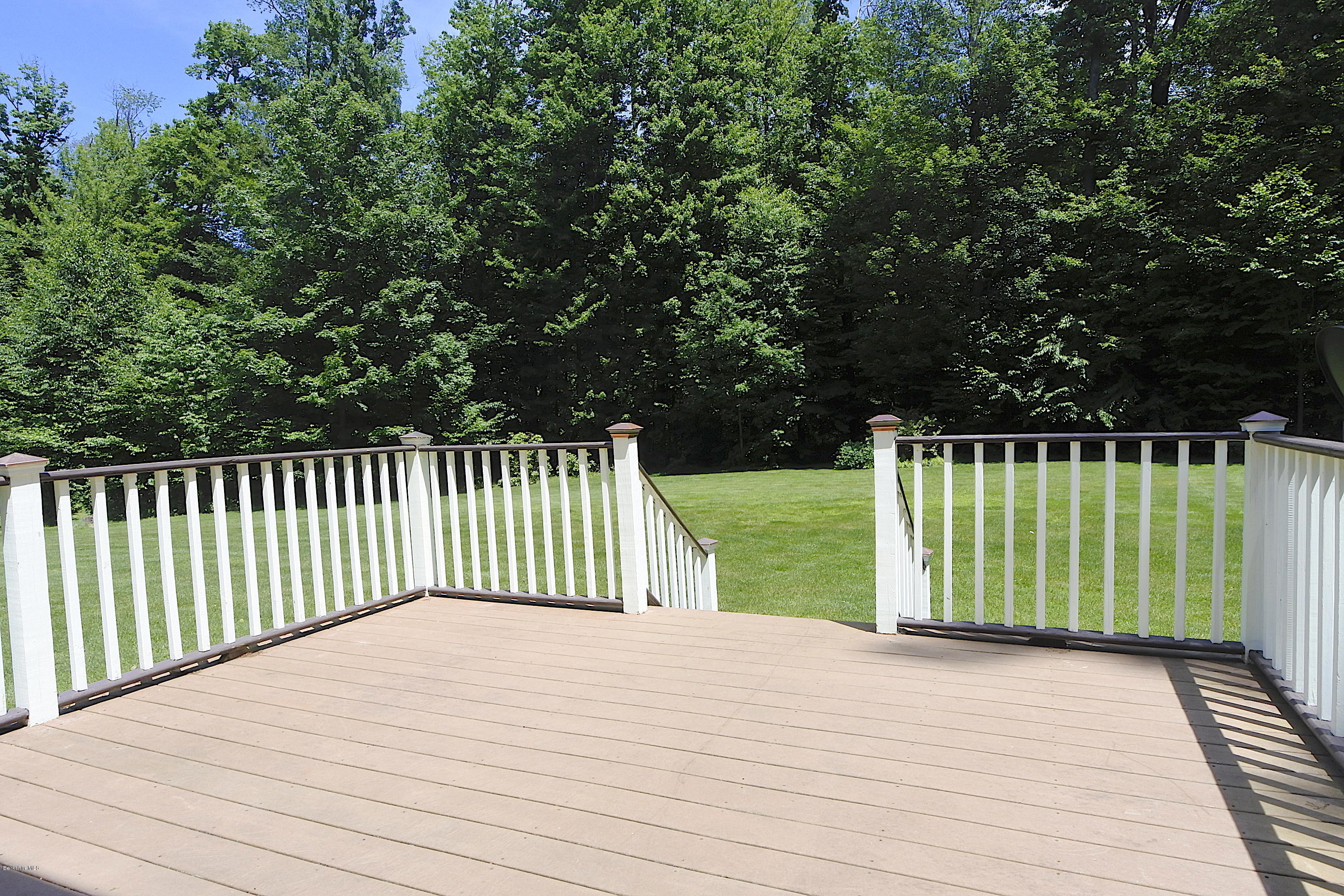 24 Housatonnuck Road Stockbridge, MA 01262 - Photo 26 of 36 a view of a wooden deck