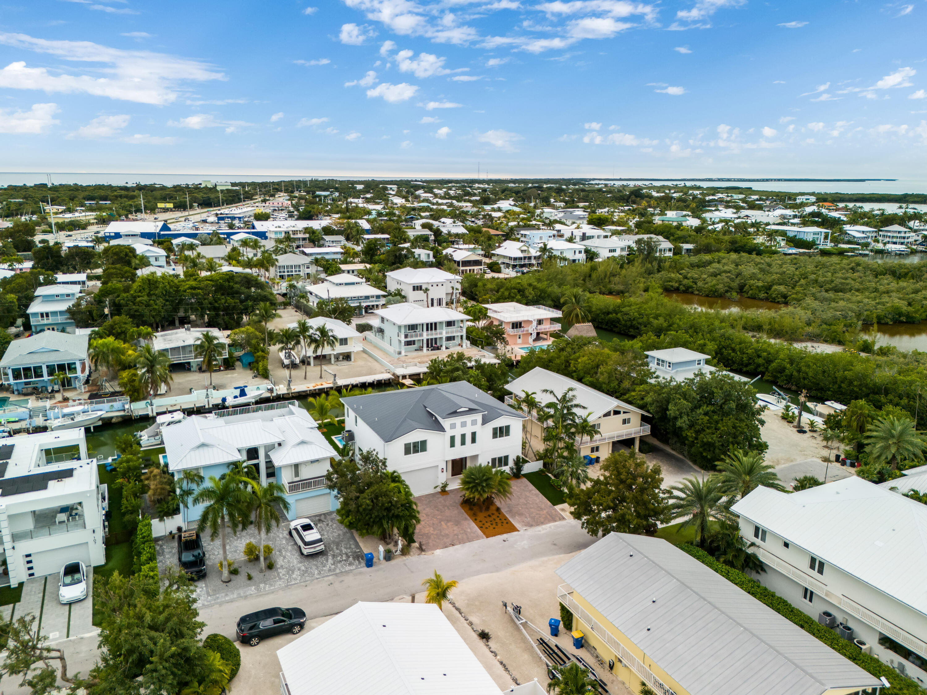 115 Spoonbill Road Tavernier, FL 33070 - Photo 73 of 85 an aerial view of a house with a yard