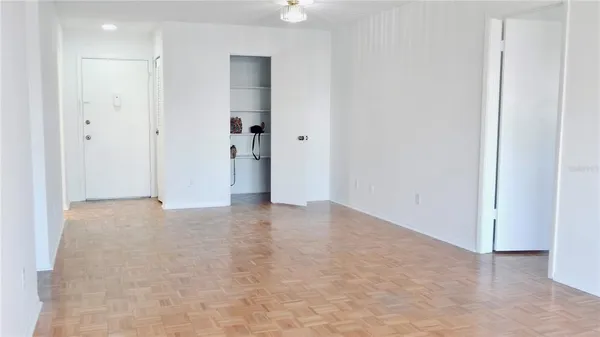 a view of an empty room