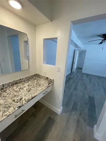 a view of wooden floor