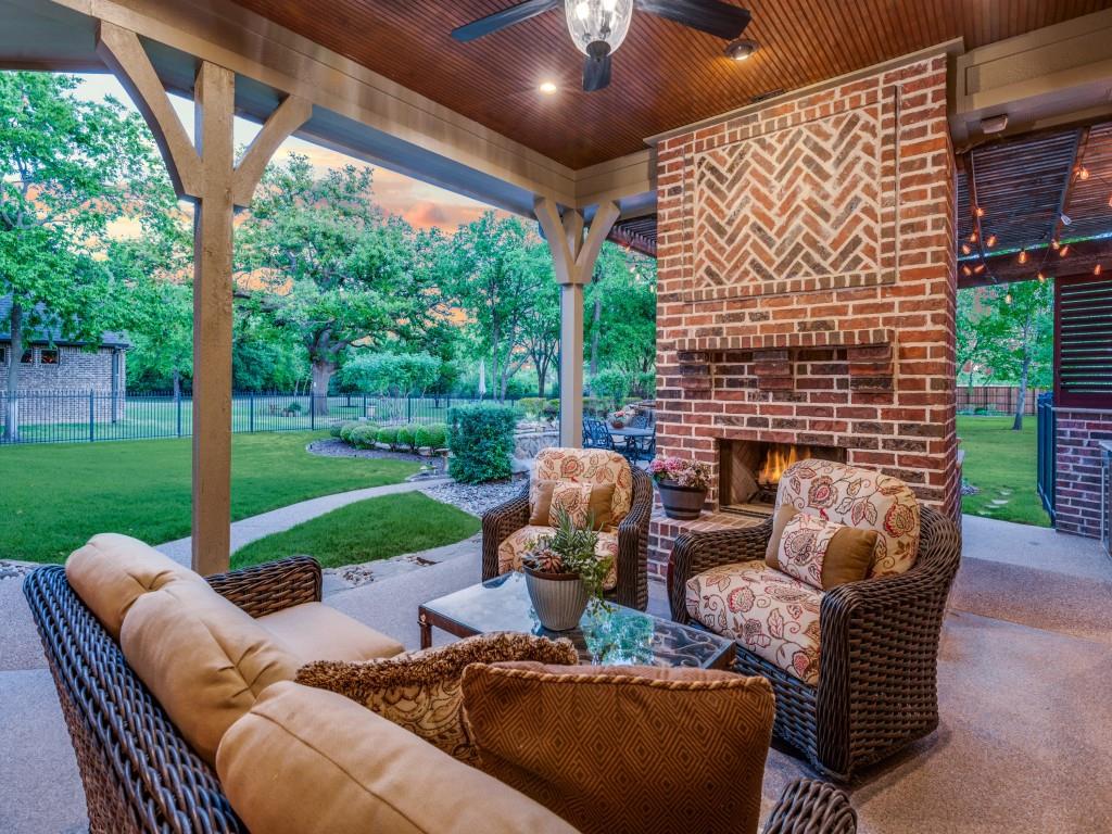 701 Regency Court Denton, TX 76210 - Photo 32 of 39 a outdoor living space with patio furniture and garden view