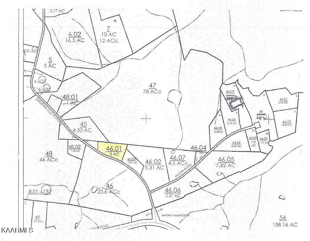 1130 Baldwin Gulf Road Clarkrange, TN 38553 - Photo 41 of 41 1130 Baldwin Gulf Rd Plot Map1024_1