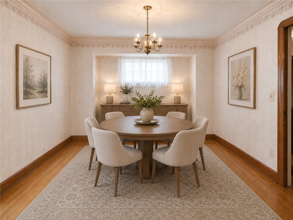 136 Hoover Road Irondequoit, NY 14617 - Photo 15 of 50 Virtually Staged-Dining Room