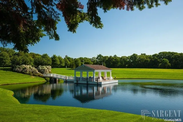 a view of a lake with trees by side of it and lake view