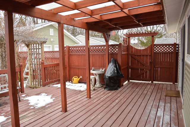 53 Sierra Road Montgomery, IL 60538 - Photo 20 of 25 a view of steet deck with wooden floor