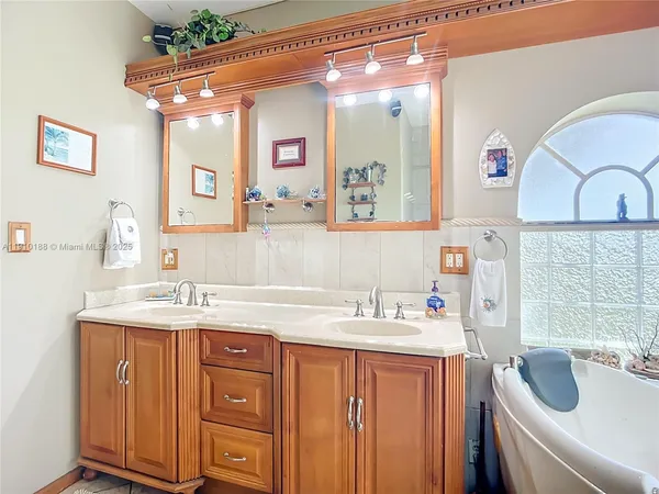 a view of a garage with garage