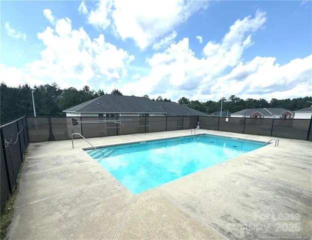 a view of a terrace with a garden