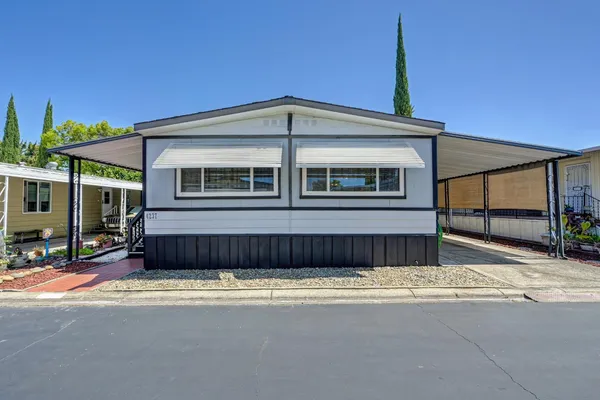 a view of a house with a outdoor space