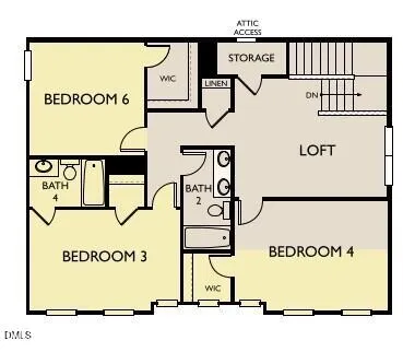 a picture of a floor plan