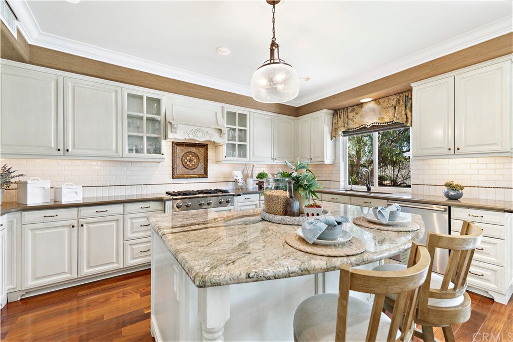 37 Oak View Drive Aliso Viejo, CA 92656 - Photo 12 of 46 a kitchen with stainless steel appliances granite countertop counter space a sink and cabinets