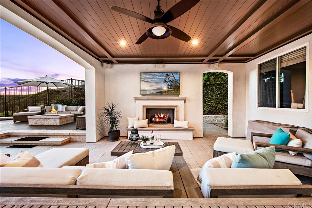37 Oak View Drive Aliso Viejo, CA 92656 - Photo 6 of 46 a living room with furniture and a fireplace