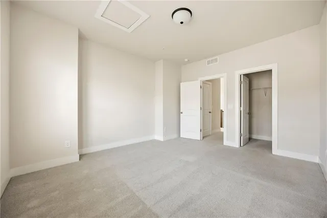 a view of empty room