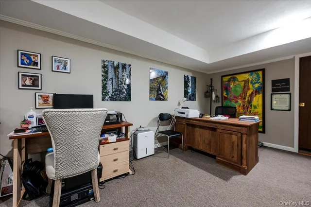 a room with furniture and window