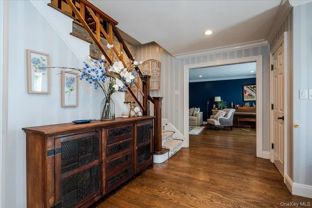 a view of living room and front door