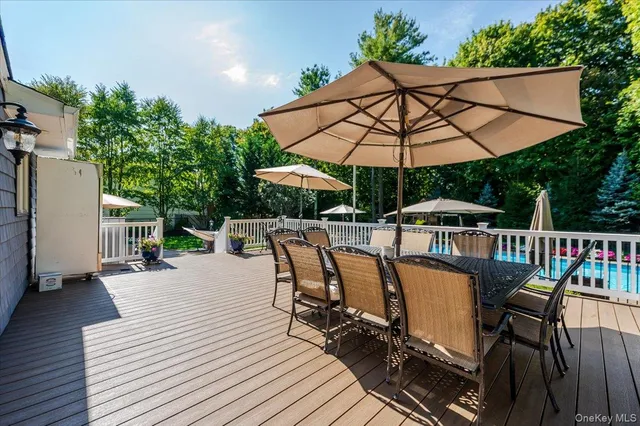 a patio view with patio