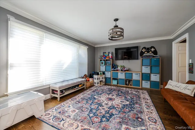 a very nice looking room with a large window