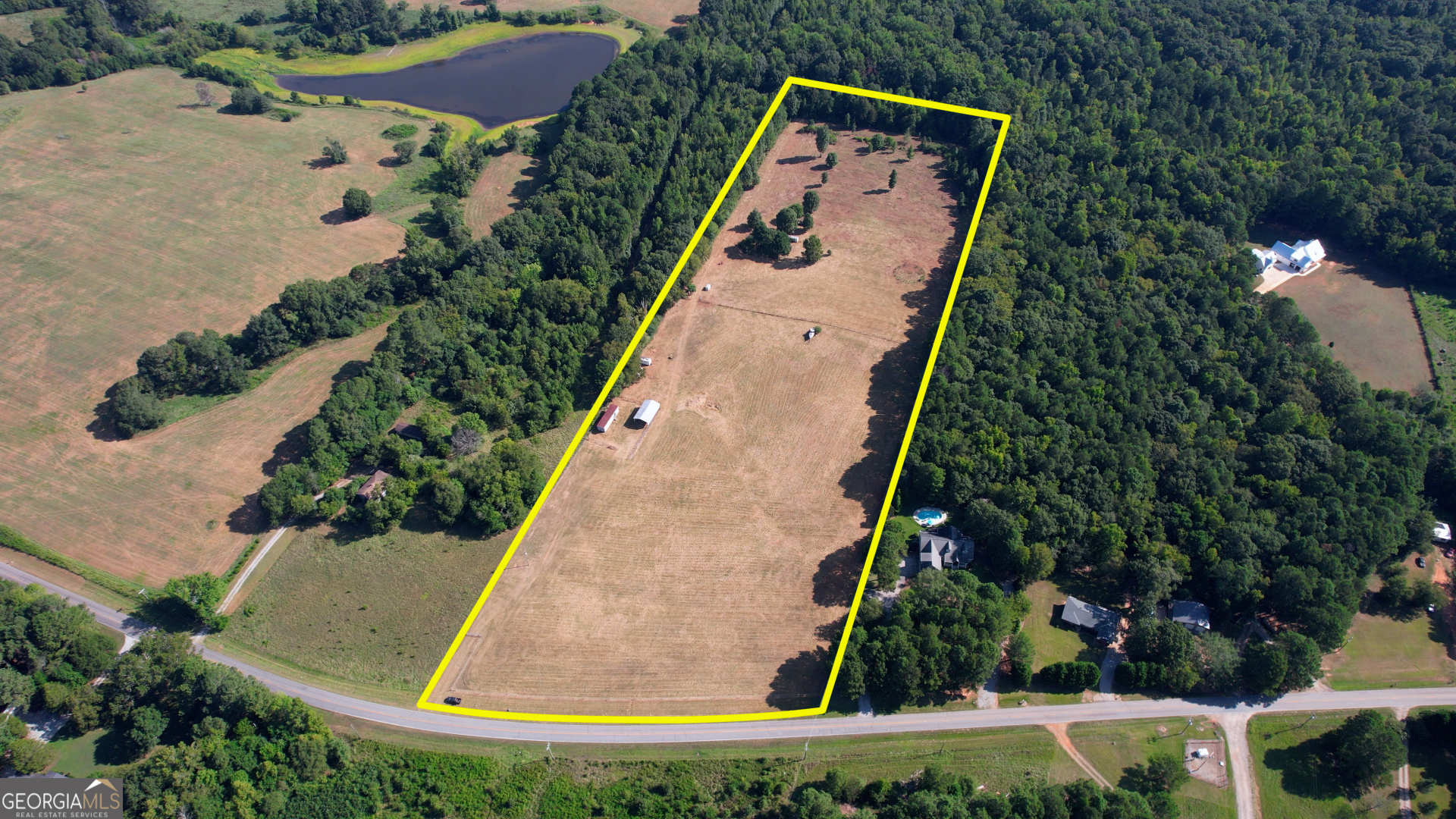 2911 A Sandy Creek Road Madison, GA 30650 - Photo 6 of 41 an aerial view of a house