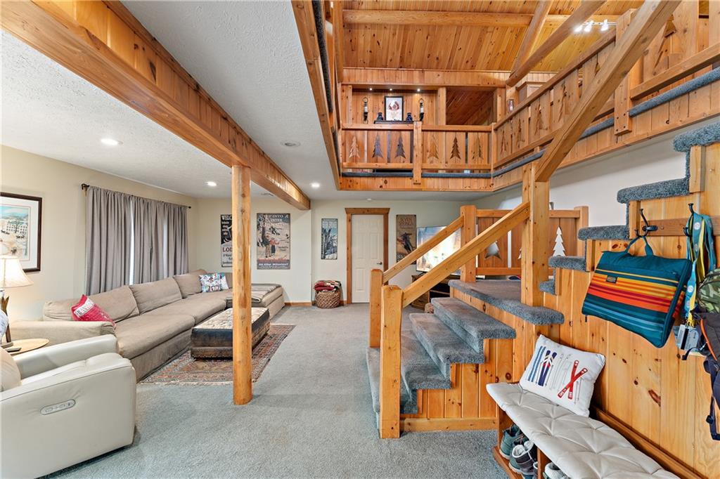 864 Camp Run Road Somerset, PA 15501 - Photo 23 of 44 a living room with furniture and stairs