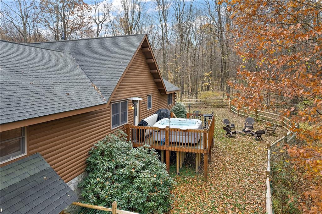 864 Camp Run Road Somerset, PA 15501 - Photo 36 of 44 a backyard of a house with table and chairs