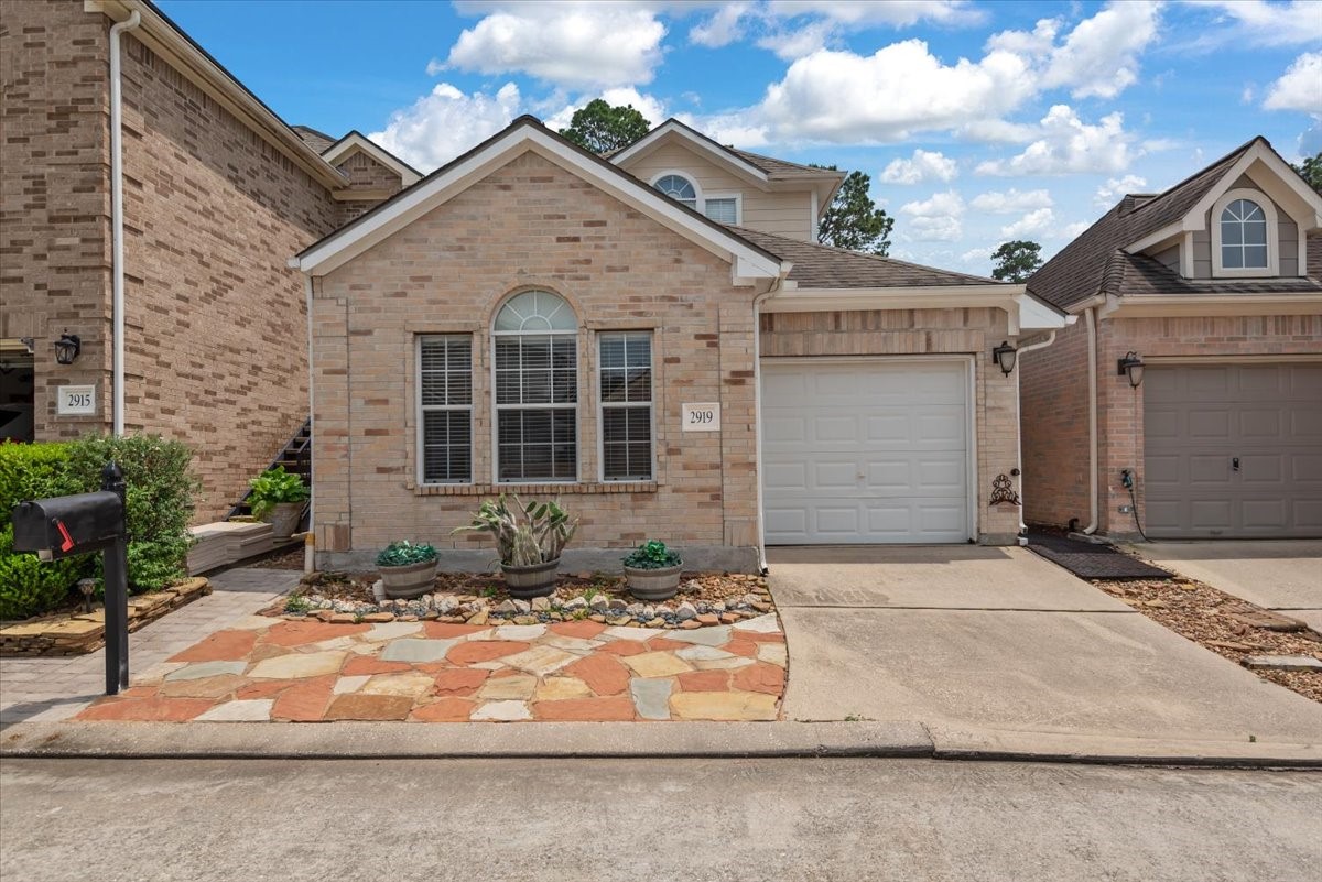 2919 Crescent Star Road Spring, TX 77388 - Photo 3 of 39 Flagstone in front adds a beautiful touch.
