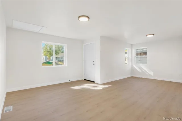 a view of empty room