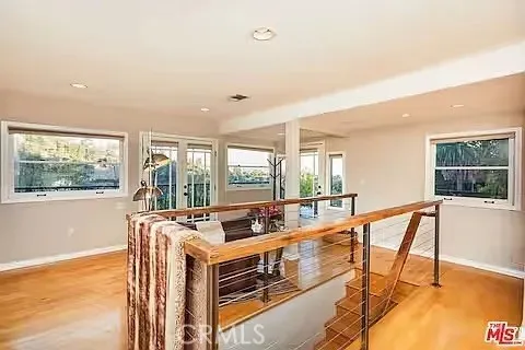 a very nice looking room with a large window