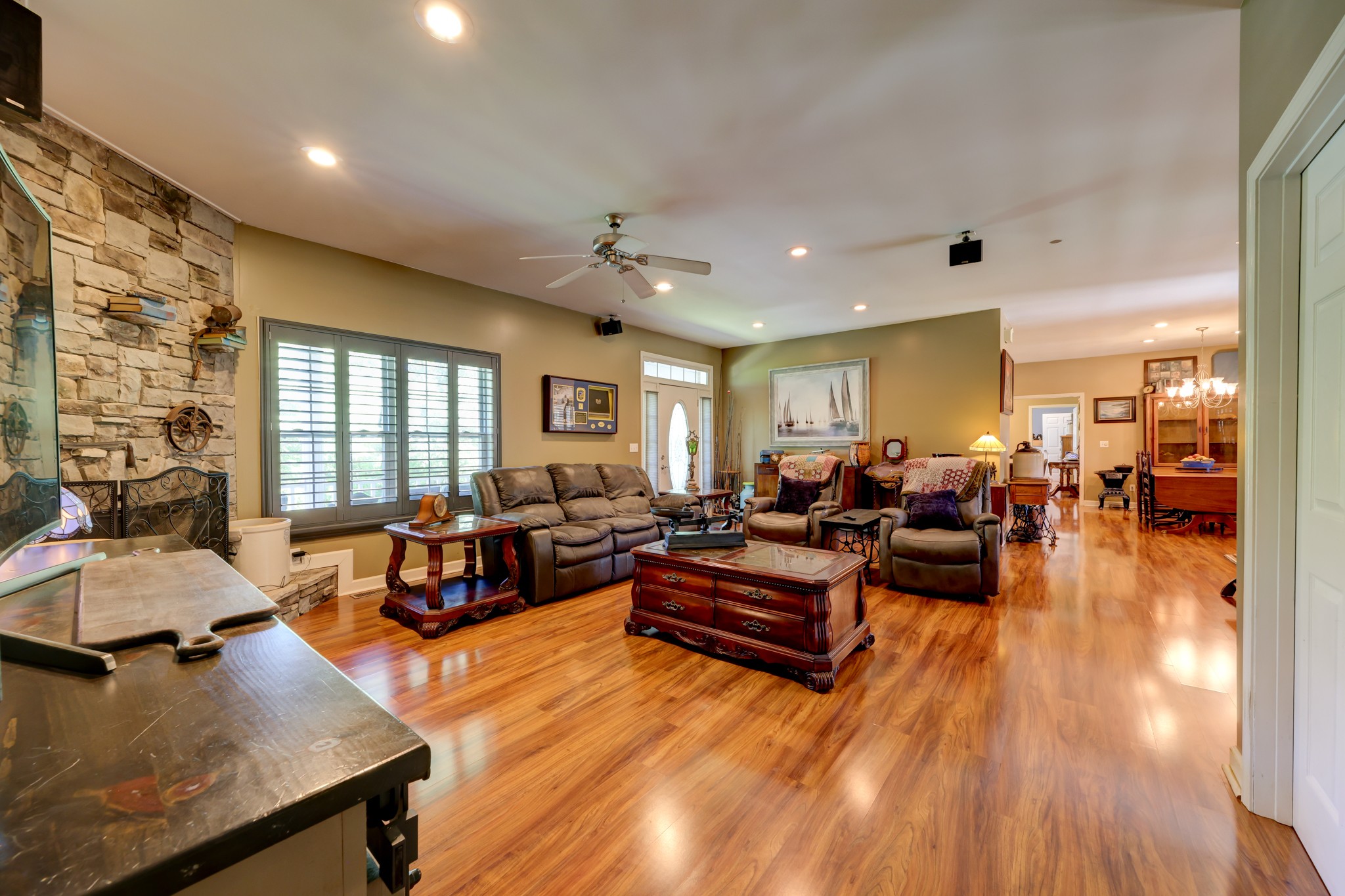 2251 Davidson Graveyard Road Clarksville, TN 37043 - Photo 27 of 78 a living room with furniture and wooden floor