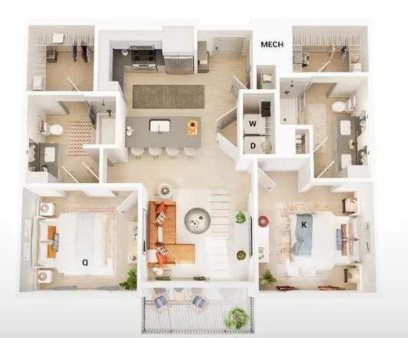 $1,835 | 1400 Laurel Crossing Parkway Northeast, Unit 1413, Buford, GA 30519