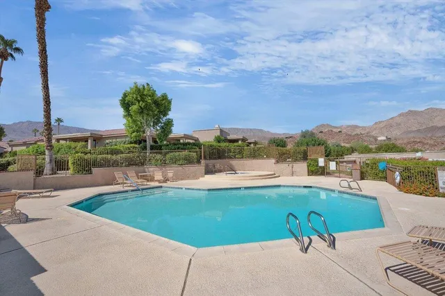 a view of a swimming pool and a terrace