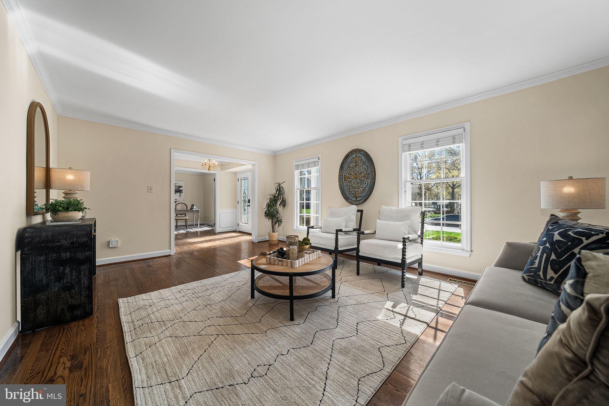 5407 Point Longstreet Way Burke, VA 22015 - Photo 9 of 69 Light Filled Living Room