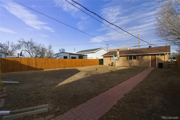 a view of outdoor space with racks
