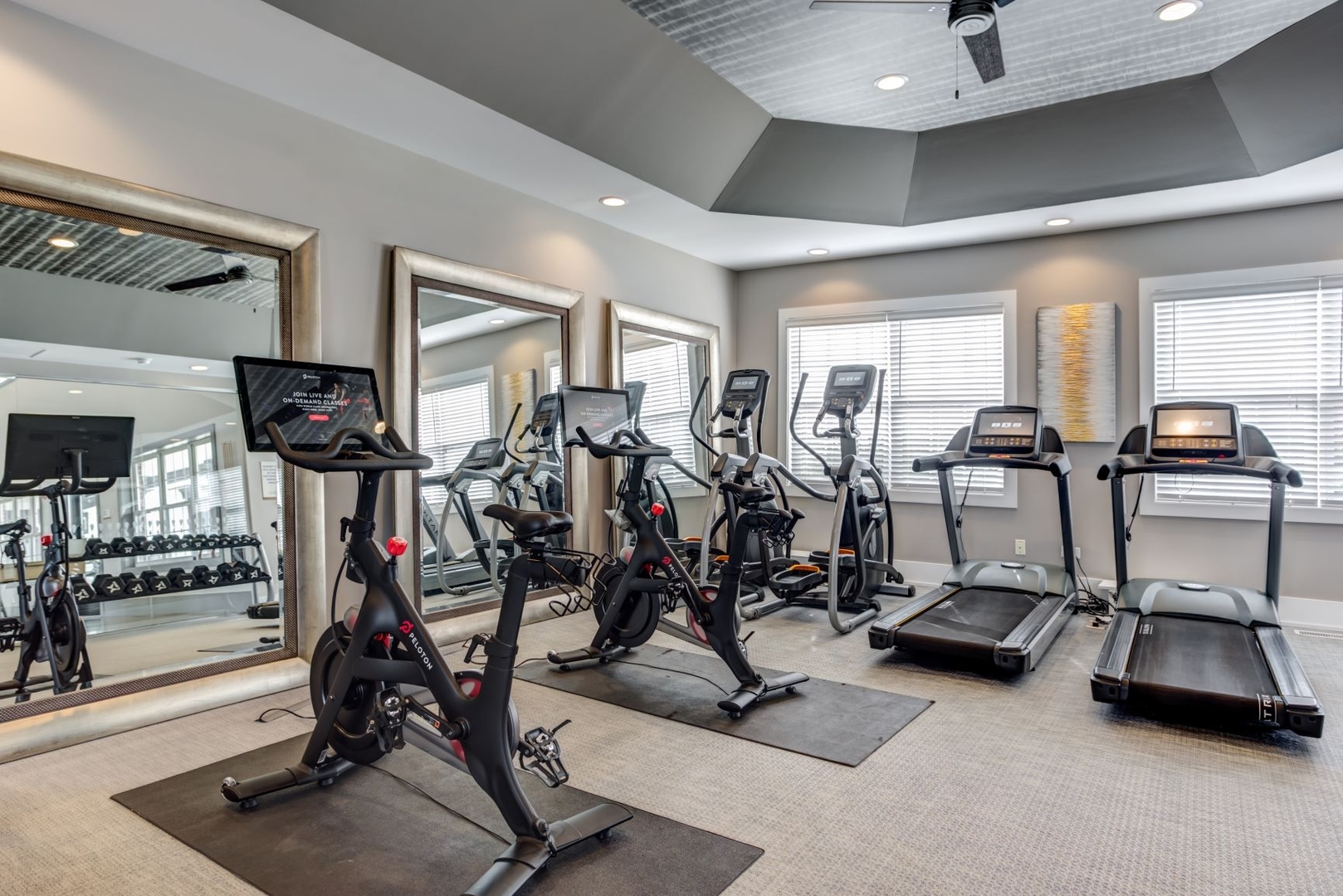 406 Mozart Court, Unit 406 Wheaton, IL 60189 - Photo 21 of 61 a view of a room with gym equipment