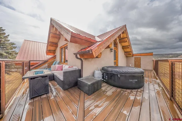 a view of deck with patio