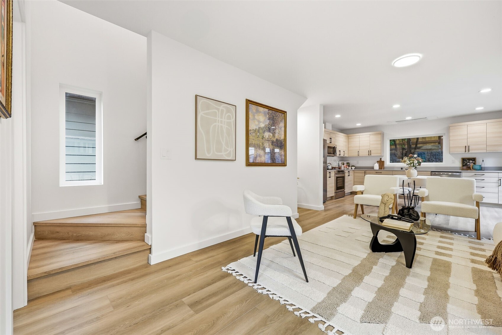 14304 1st Avenue Northwest Seattle, WA 98133 - Photo 6 of 18 a living room with furniture and a table