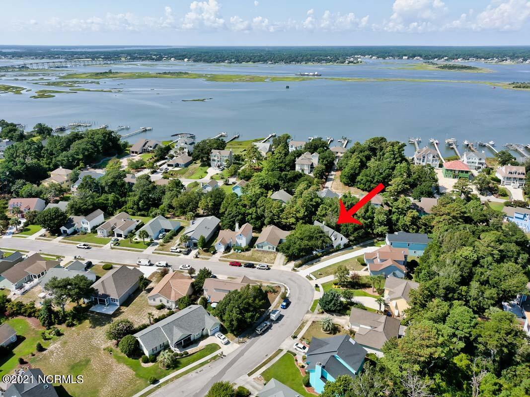 416 Emerald Circle Emerald Isle, NC 28594 - Photo 23 of 50 Aerial house and water