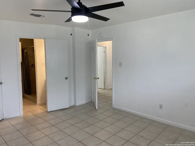 a view of an empty room