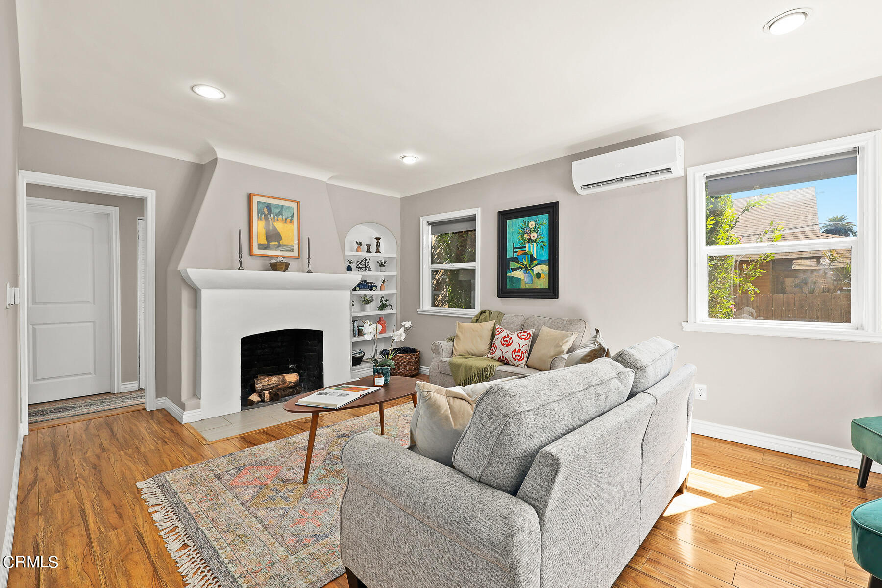 2116 Summit Avenue Altadena, CA 91001 - Photo 8 of 31 a living room with furniture and a fireplace