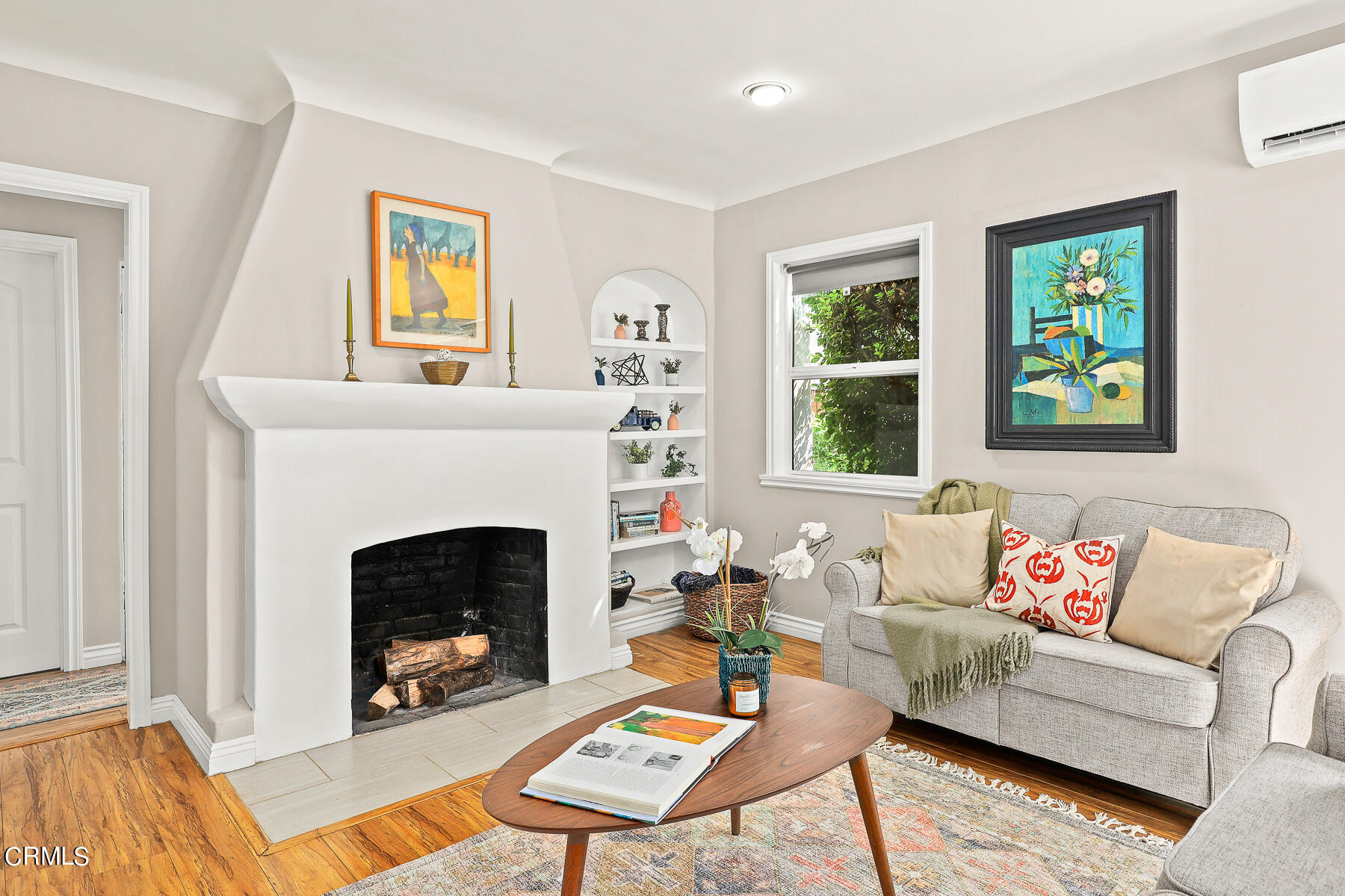 2116 Summit Avenue Altadena, CA 91001 - Photo 10 of 31 a living room with furniture and a fireplace