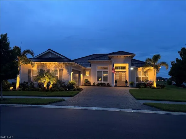 a view of a patio with swimming pool