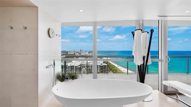 a very nice looking room with a large window