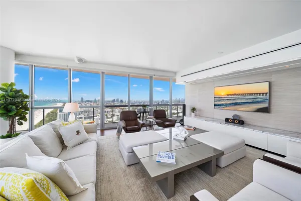 a outdoor living space with furniture