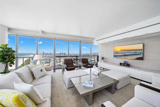 a outdoor living space with furniture