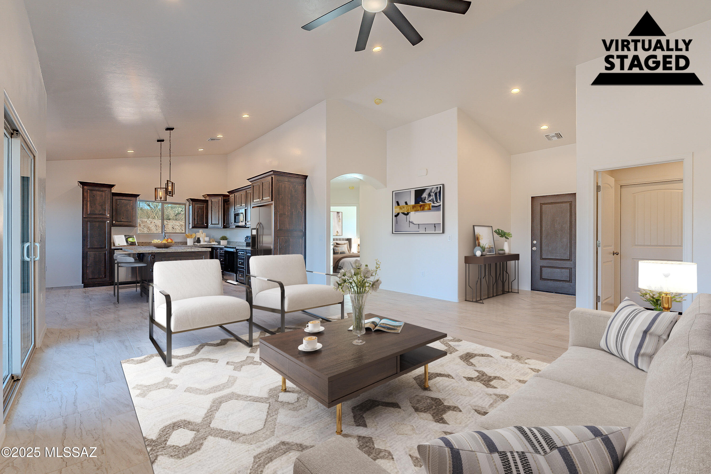 64 Cabana Court Rio Rico, AZ 85648 - Photo 5 of 15 Living Room Virtually Staged