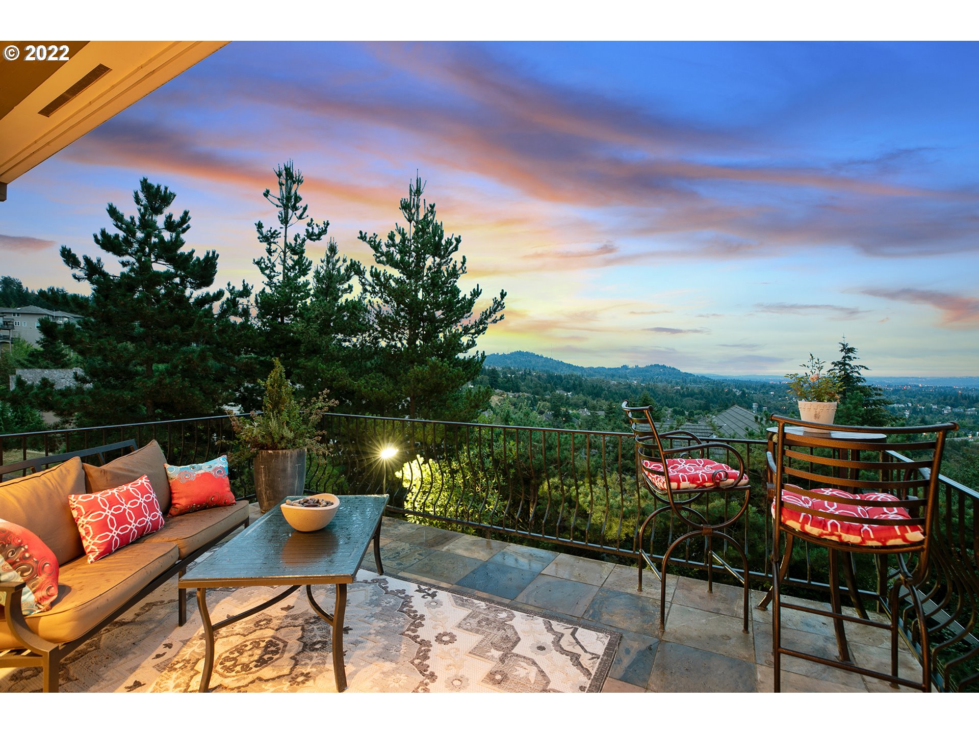 4027 Northwest Devoto Lane Portland, OR 97229 - Photo 19 of 48 a view of a chairs and table in the terrace