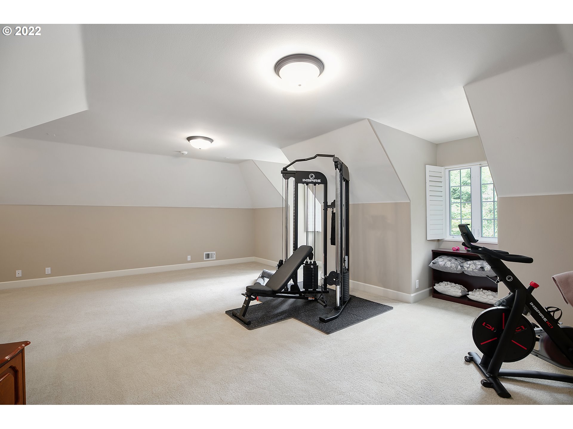 4027 Northwest Devoto Lane Portland, OR 97229 - Photo 28 of 48 a view of a room with gym equipment