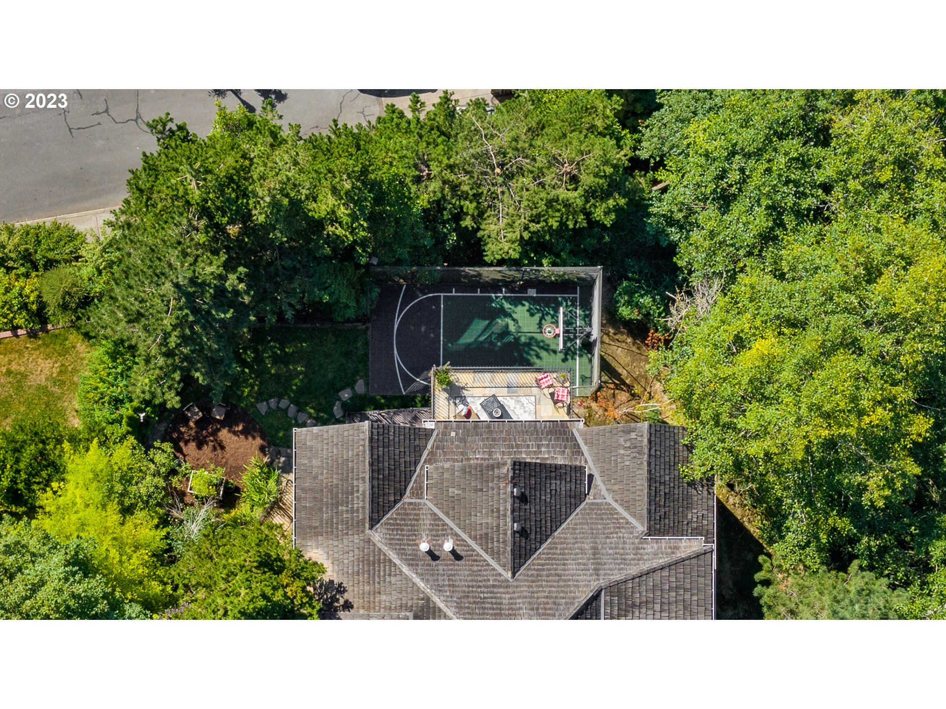 4027 Northwest Devoto Lane Portland, OR 97229 - Photo 41 of 48 a black and white photo of a park